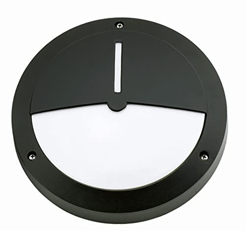 Licht-Erlebnisse Wandlampe Außen Aluminium IP44 Maritim rund wetterfest OLWYN Außenleuchte Bootslampe Garten Haustür