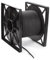 HQ-Power Câble haut parleur 2x2.50mm², 100 mètres, noir, rouleau, cuivre OFC pur pour installation hi fi, home cinéma, audio, câble enceinte, connectique flexible, qualité sonore professionnelle