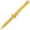G8DS® Einhandmesser Rainbow Effect federunterstützt Camping Outdoor Secrurity (Gold)