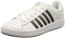 K-Swiss Damen Court Winston Sneaker, White/Black Panther, 40 EU