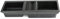 Riloer Getränkehalter in der vorderen Mittelkonsole, ABS-Kohlefaser-Stil, Schwarz, Auto-Innenraum-Getränkehalter-Organizer, 51168217953, 51168217957, für B-M-W 3er E46 1998–2007