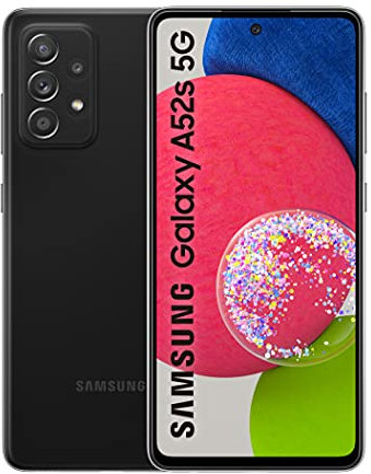 Samsung Galaxy A52s 5G SM-A528B 16,5 cm (6.5) Double SIM Hybride Android 11 USB Type-C 6 Go 128 Go 4500 mAh Noir (Reconditionné)