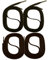 SNORS 2 paia di lacci cerati, rotondi e piatti, 18 colori, 45-150 cm, resistenti agli strappi, stabili, in cotone, per lavoro, scarpe in pelle, stivali, marrone scuro., 60cm RUND 2mm