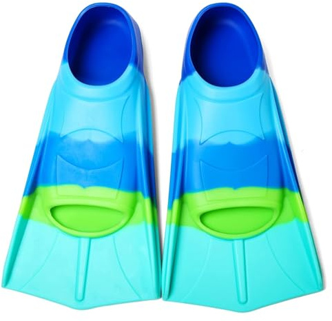 Foyinbet Kids Swim Fins Youth Short Blade Swimming Training Flippers Small
