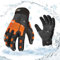 Vgo... Winter-Mechaniker-Handschuhe, Sicherheitsarbeitshandschuhe für Kühllager oder Gefrierschrankn, Wasserdicht, Futter, Verringerung von Stößen und Vibrationen, -20℃/-4°F (CA7722FLWP,L,Schwarz)