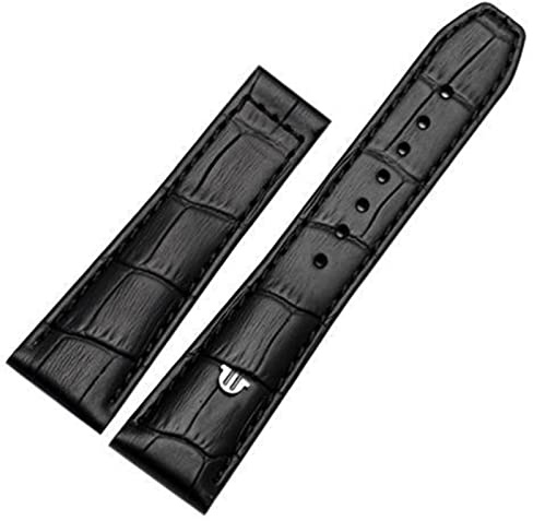 HEPUP Für MAURICE LACROIX Eliros Uhrenarmband Erste Schicht Kalbsleder Armband 20mm 22mm Schwarz braun kuh echtes lederband, 22 mm, Achat