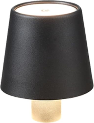RXMORI 3 Colors LED/RGB Dimmable Bottle Lamp, 5500 mAh Battery Wine Bottle Light Rechargeable, IP54 Wireless Touch Table Lamp Night Light for Bars Restaurants Homes (3 Color Light)