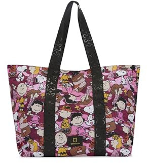CODELLO Peanuts™ Shopper aus robustem Canvas mit Snoopy, Charly, Lucy & Co.
