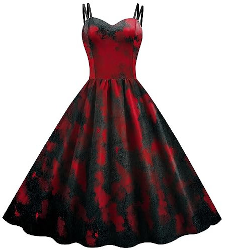 Sexy Camisole-Kleid mit Halloween-Kürbiskopf-Fledermaus-Aufdruck für Damen Kapitän Amerika Cosplay Kostüm Venusfliegenfalle Kostüm Cosplay