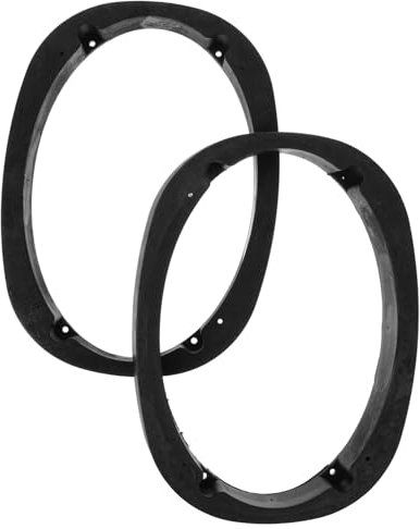 Gatuida 6x9 Inch Car Speaker Mounting Spacer Rings Set, Waterproof Solid Plastic Speaker Adapter Brackets for Enhanced Sound Stability, Suitable for Car Audio Upgrade and Installation