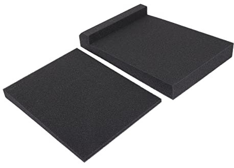 Hoement Studio Isolation Panels Speaker Absorbing Mats Acoustic Isolation Pads Reduce Echoes and Noise