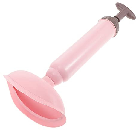 VOSAREA Plunger Pink Toilet Bowl Cleaner Drain Unclogging Tool Home Plunger for Cleaning