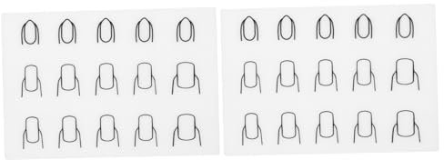 BESPORTBLE 2pcs Nail Art Silicone Pads Nail Coloring Mat Colorized Silicone Pad for Manicure Tools Practice