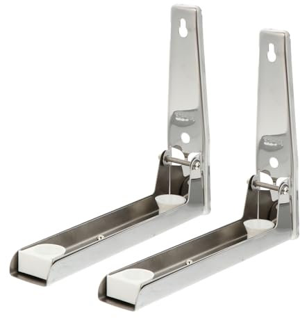 Zerodeko 2stücke Wand Montiertes Mikrowellenregal Aus Edelstahl Lagerregal Für Küche Versenkbare Halterung Organizer Raumsparend