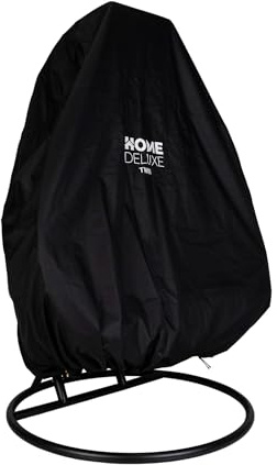 Home Deluxe - Regenabdeckung Cape Twin - Schwarz |⌀ 232 cm, Abdeckung für Gartenmöbel, Abdeckplane