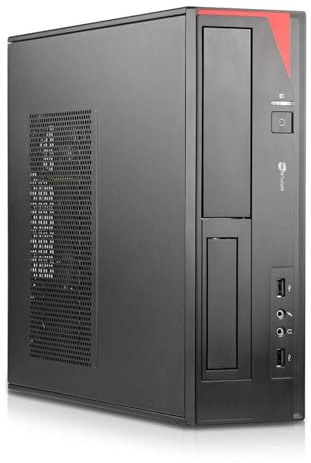 SIMPLETEK - Desktop-PC SFF | i5 4GB RAM 4TB SSD | Windows 11 Pro | USB VGA DVI PS/2 | Kein optisches Laufwerk (überholt)