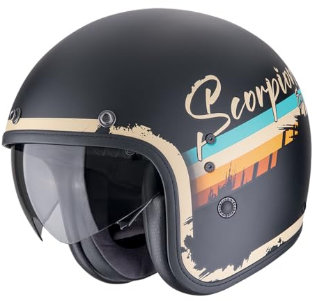 Scorpion Belfast Evo Adonis Jethelm, schwarz matt/beige, XL (60/61)