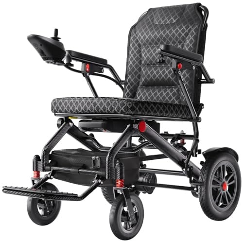 HomyKing 19KG Silla de Ruedas Eléctrica Plegable Ligera