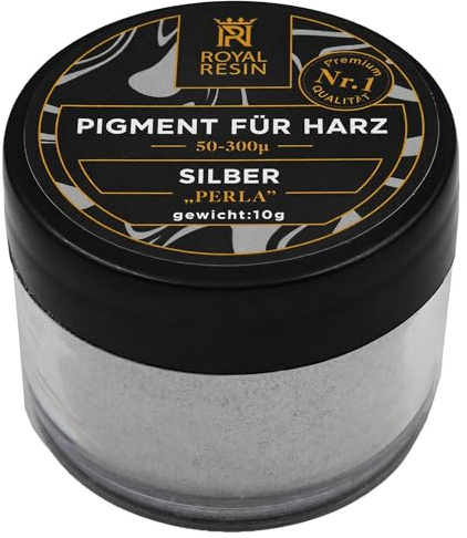 Royal Resin Perlmuttpigment Pulver Epoxy Pigment Golden 50-300um 10g | Epoxidharz Zubehör, Technisches Effektpigment für Epoxidharz, Silikon, Spachtelmassen, Farbpigmente für Gießpulver Fein