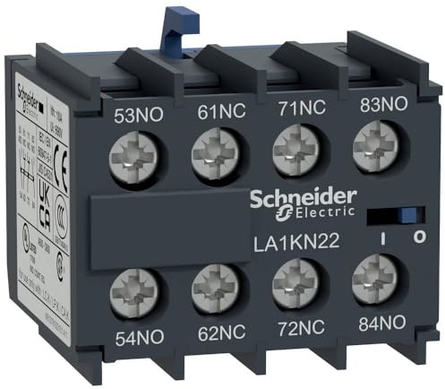 Schneider Electric, TeSys K - Auxiliary contact block - 3 NO + 1 NC - screw-clamps terminals, LA1KN31