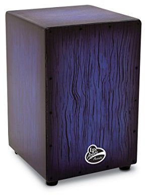 LP Latin Percussion LP819030 Cajon Aspire Accent, Birke/Pappel, Wire (3 x 16), Finish: Blue Burst Streak