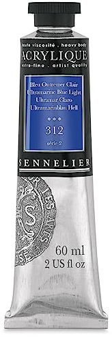 Sennelier Extra-Fine Artist Acryliques ultramarine blue light 312 60 ml by Sennelier