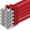 5,0 m - rouge - lot de 10 câbles réseau CAT.7 câble patch SFTP PIMF LSZH câble Gigabit Lan 10Gb s câble brut cat7 avec connecteur RJ45 Cat6a compatible avec CAT5 CAT6 cat7 cat8