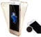 TheTransporter Slim 360 degree Protective Front and Back Full Coverage TPU Silicone Gel Case Cover For Apple iPhone 6 Plus / 6s plus (Gold)