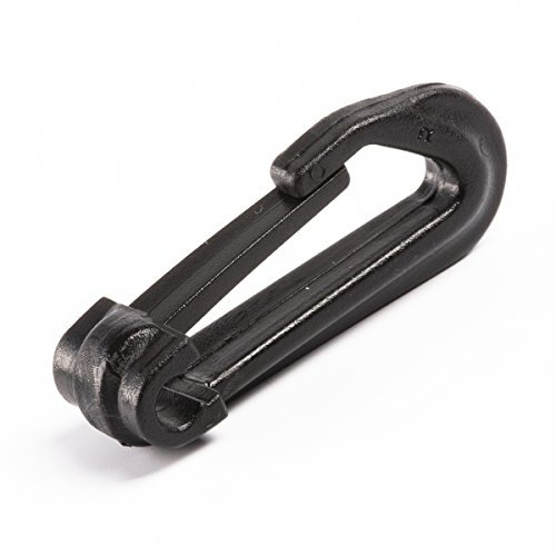 Due Emme 2M 10 Stck. Hochwertiger Kunststoff-Karabiner MPM für (Gummi-) Kordel und Seile