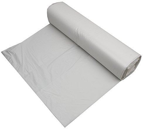 40L White Swing Bin Liners/Bags - Roll of 100 refuse sacks - White