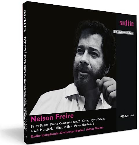 Nelson Freire spielt Saint-Saëns' 2. Klavierkonzert und Klavierwerke von Grieg und Liszt