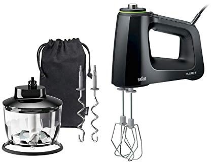 Braun HM5130 MultiMix Hand Mixer, Black
