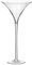 takestop® Bicchiere Vetro 40 Cm Coppa Martini Ampolla Centrotavola Decorazione