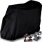 Valchoose 48L x 22W x 38H Upgraded Mobility Scooter Storage Cover, 420D Oxford Fabric Scooter Weather Cover, with Waterproof Strip, Water Resistant, Anti-UV, Heavy Duty, Storage Bag (Black)