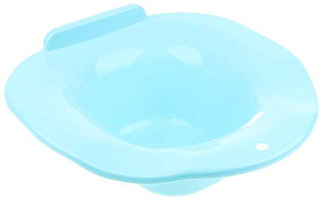 Tubayia Plastic Bidet Basin Bidet Seat Bath Bidet Insert Toilet Insert for Pregnant Women (Blue)