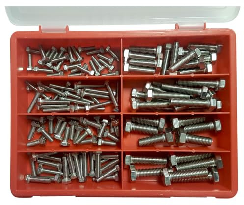 SCHRAUBEN-SORTIMENT DIN 933 INOX A4 AISI 316 5A 10 mm