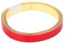 liseret rouge,bande autocollante voiture,bande autocollante voiture,Bande réfléchissante de sécurité bande adhésive rouleau bande 1 cm * 5 m bande d'avertissement réfléchissante décoration autocollant