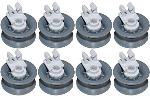 Ufixt Dishwasher Upper Basket Rack Wheel For Bosch Neff Siemens x 8
