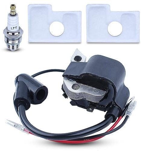 Ignition Coil fit for Stihl MS170 MS180 017 018 MS170C MS180C with Air Filter L7T/BPMR7A Spark Plug Chainsaw Replacement Parts for 1130 400 1302