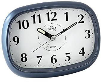 Plastic Alarm Clock - Wecker, Analoge Wecker, Einfache Bedienung Ohne Ticken Wecker Analog Snooze und Licht Funktionen Nachwecken, Wecker für Home, Schlafzimmer, Büro Wecker, Small/Normall