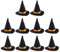 NUOBESTY 10 Stück Mini- Hexenhut Kleine Hexenhüte zum Basteln Filz Hexenhüte Weinflaschendekor für Halloween- Partybevorzugungen DIY- Halloween- Hexenkostüm- Zubehör