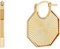 NOELANI Creolen 925 Sterling Silber Damen Ohrschmuck, 2,2 cm, Gold, Kommt in Schmuck Geschenk Box, 2034665