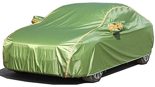 Atmungsaktive Autoabdeckung Für Opel Corsa A Corsa B Corsa C Corsa D Corsa E Corsa F| Autoplane Winddicht Vollgarage Staubdicht Wasserdicht UV-Schutz (Color : Green, Size : Corsa A)