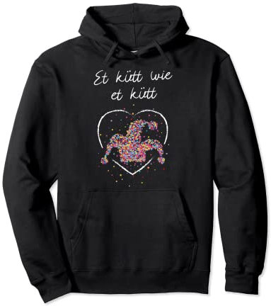 Et kütt wie et kütt Narrenkappe Karneval Fasching Konfetti Pullover Hoodie