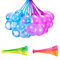 COLORBABY 47134 Wasserballons Bunch O Balloons mit Pumpe und Schnellfüllung x 100, Füllen und Schließen in 60 Sekunden, Wasserballons, Wasserspiel für Kinder, Wasserballons schnell befüllen