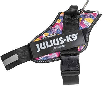 JULIUS-K9 IDC Powerharness, L, no pull dog harness, Leaf 2 (LTD)