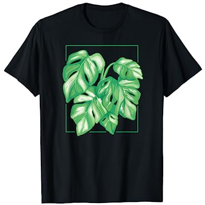 Bunte Monstera Deliciosa Variegata Zimmerpflanze T-Shirt