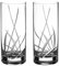 DIAMANTE Verres à cocktail hauts ou longs en cristal - Collection prairie - Coffret cadeau de 2