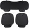 Auto Accessori Lupex Coprisedile Seduta 3 pezzi Universale Auto | Protezione Sedile 2 Anteriore e 1 Posteriore | Protector Comfort Automotive Cuscino Interni (Silk Ice Nero)