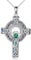 YAFEINI Keltisches Kreuz Halskette 925 Sterling Silber Wikinger Kreuz Anhänger Kette Irische Schmuck Weihnachten Geschenk für Damen Männer (Keltisches Kreuz Kette)